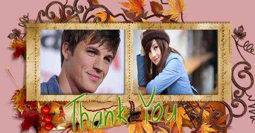 Thank You Double Photo Frame screenshot 1