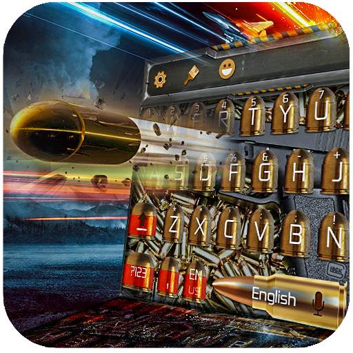 Gun and bullet Keyboard Theme 10001003