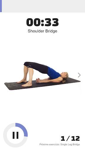 Exercícios de Pilates em casa screenshot 2