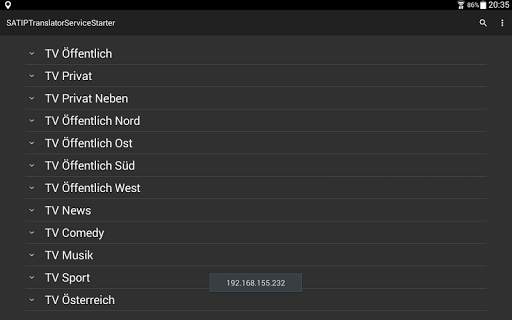 SAT>IP>Mobile Lite screenshot 5