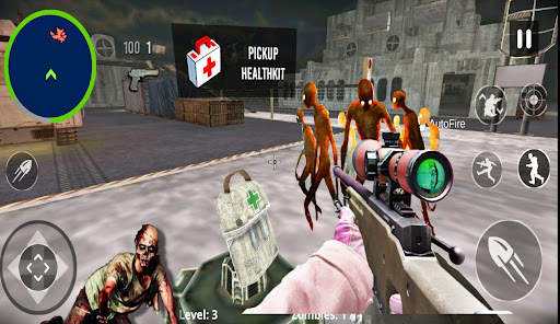 Zombie Fighter : FPS zombie Shooter 3D screenshot 1