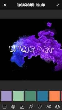 Name 3D Effect Smoke Art Trends screenshot 5