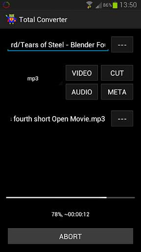Video Converter ARMv7 Neon screenshot 3