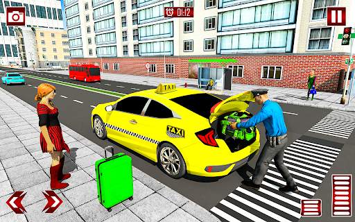 City Taxi Driving Taxi Game screenshot 2