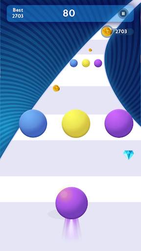 Color Rolling Ball - 3D Ball Race Game screenshot 6