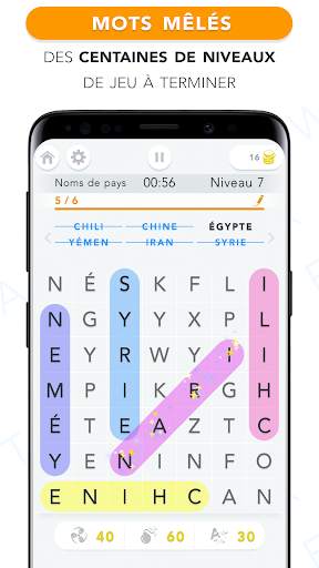 Mots Mêlés en Français screenshot 1