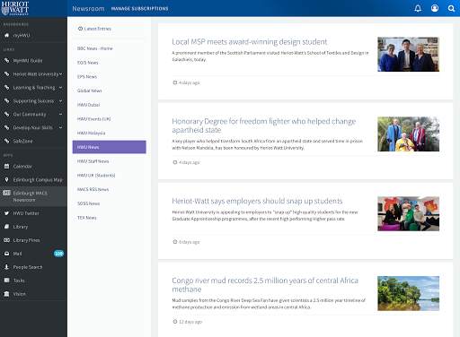 myHWU screenshot 6