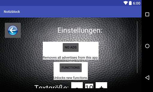 Notizblock (Notepad) free screenshot 4