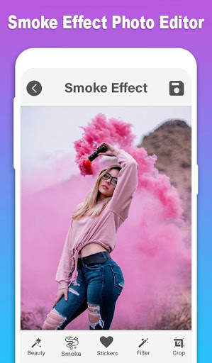 Smoke Effect Camera Photo Editor screenshot 3