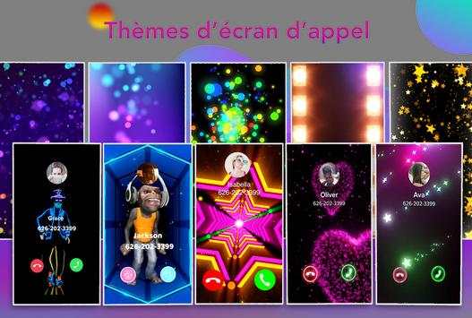 Appel coloré - Écran d'appel, LED clignotante screenshot 1