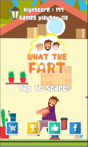 What the fart - funny fart sound jump game screenshot 1