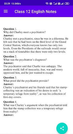 Class 12 English Notes screenshot 5