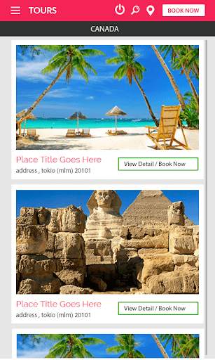Tours and Travels - Mobile Application screenshot 5