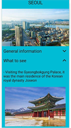 South Korea travel guide screenshot 3