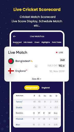 Cricket Live Line - Tv Score screenshot 2