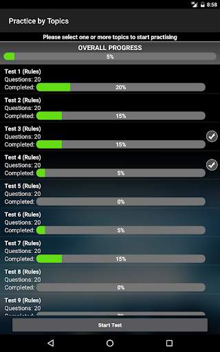 Motorcycle DMV Practice Test Free screenshot 11