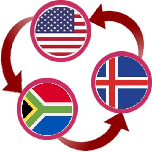 US Dollar To South African Rand and ISK Converter 1.0