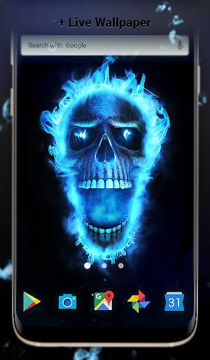 Fire Skull Wallpaper screenshot 4