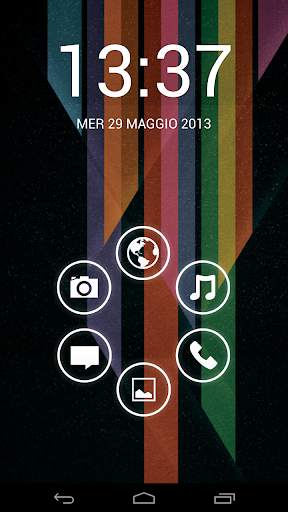 Full transparent theme for Smart Launcher screenshot 1
