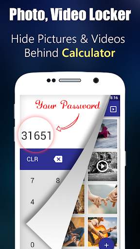 Photo,Video Locker-Calculator screenshot 1