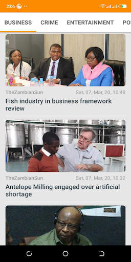 Zambian newspapers - Breaking news in Zambia screenshot 1