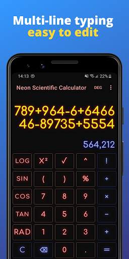 Scientific Calculator - Neon Edition screenshot 4