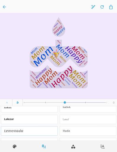 Reesha - Word Cloud Generator screenshot 9