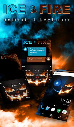 Ice and Fire Wallpaper screenshot 1