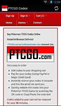 PTCGO Pokemon TCG Online CODES screenshot 1