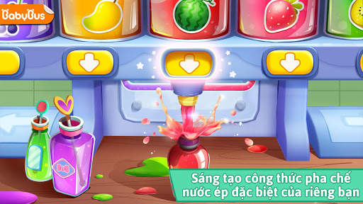 Mùa Hè của Bé Gấu Trúc: Cửa Hàng Nước Ép screenshot 1