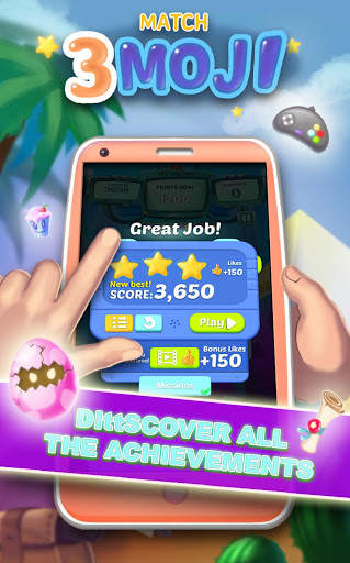 Emoji match 3 game screenshot 5