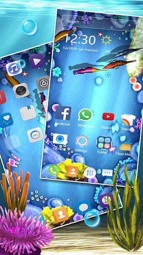 3D Deep sea fish live wallpaper screenshot 1