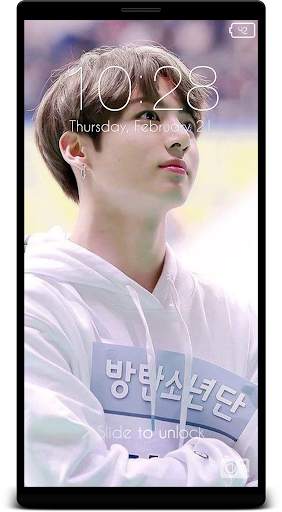 Jungkook Lock Screen 3 تصوير الشاشة