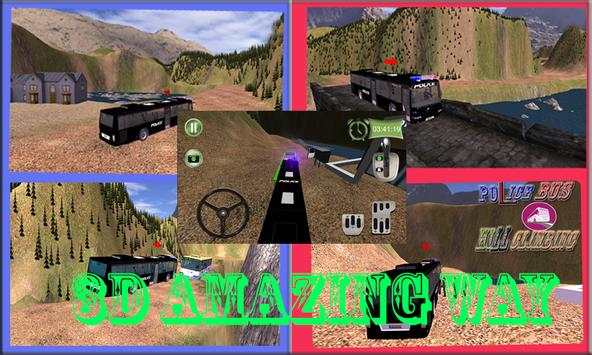 Police Bus Prison Hill Climb screenshot 5