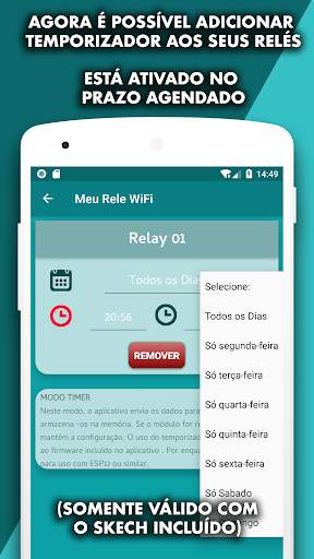 Meu Relé wifi screenshot 2