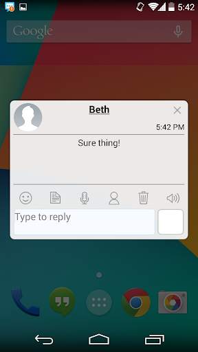 Handcent 6 Skin iOS7 screenshot 8