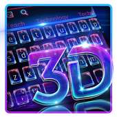 Tastiera al neon 3D