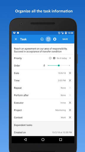 Taskwik is a task list, scheduler and day planner screenshot 2