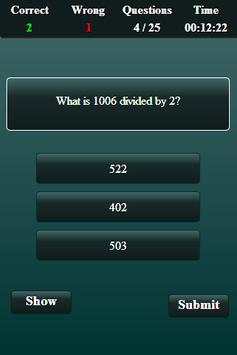 General Mathematics Quiz screenshot 5