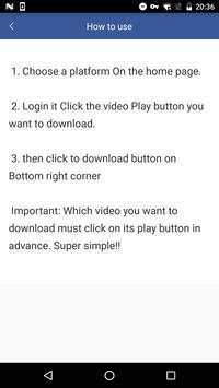 Video Downloader For Facebook screenshot 1