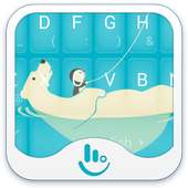 Polar Bear Penguin Keyboard logo