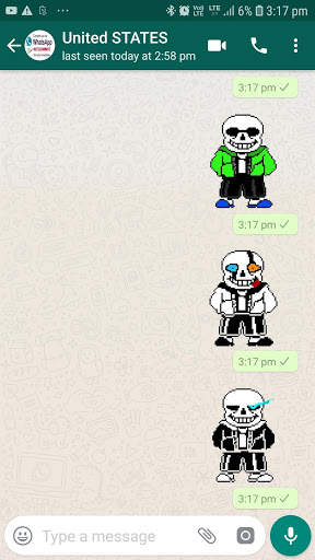 Undertale Stickers For WhatsApp screenshot 2