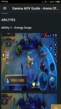 Garena AOV Guide - Arena Of Valor screenshot 4