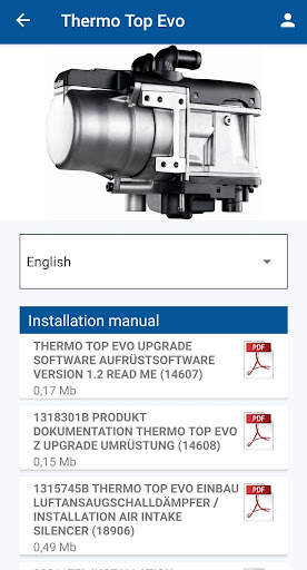 Webasto Service App screenshot 7