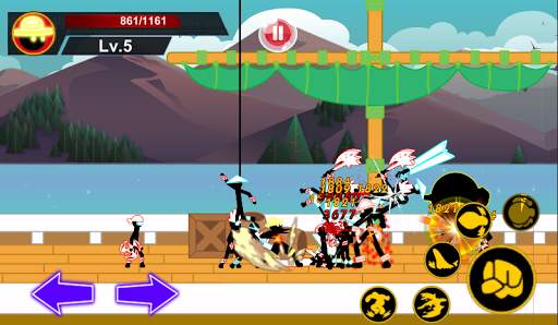 Stickman Hero - Pirate Fight screenshot 3