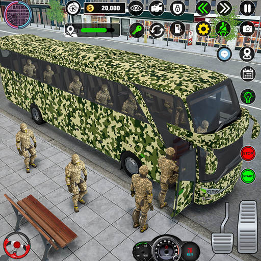 Army Bus Transporter Coach Fun 1.3.5