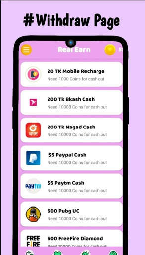 Real Earn -Watch And Earn Money स्क्रीनशॉट 5