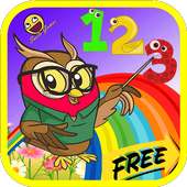 math game number addition kids logo