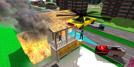Flying Helicopter Car Taxi Game 2019 screenshot 1