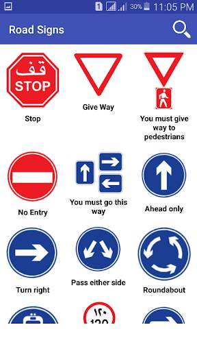 Road Signs & Driving Rules screenshot 1